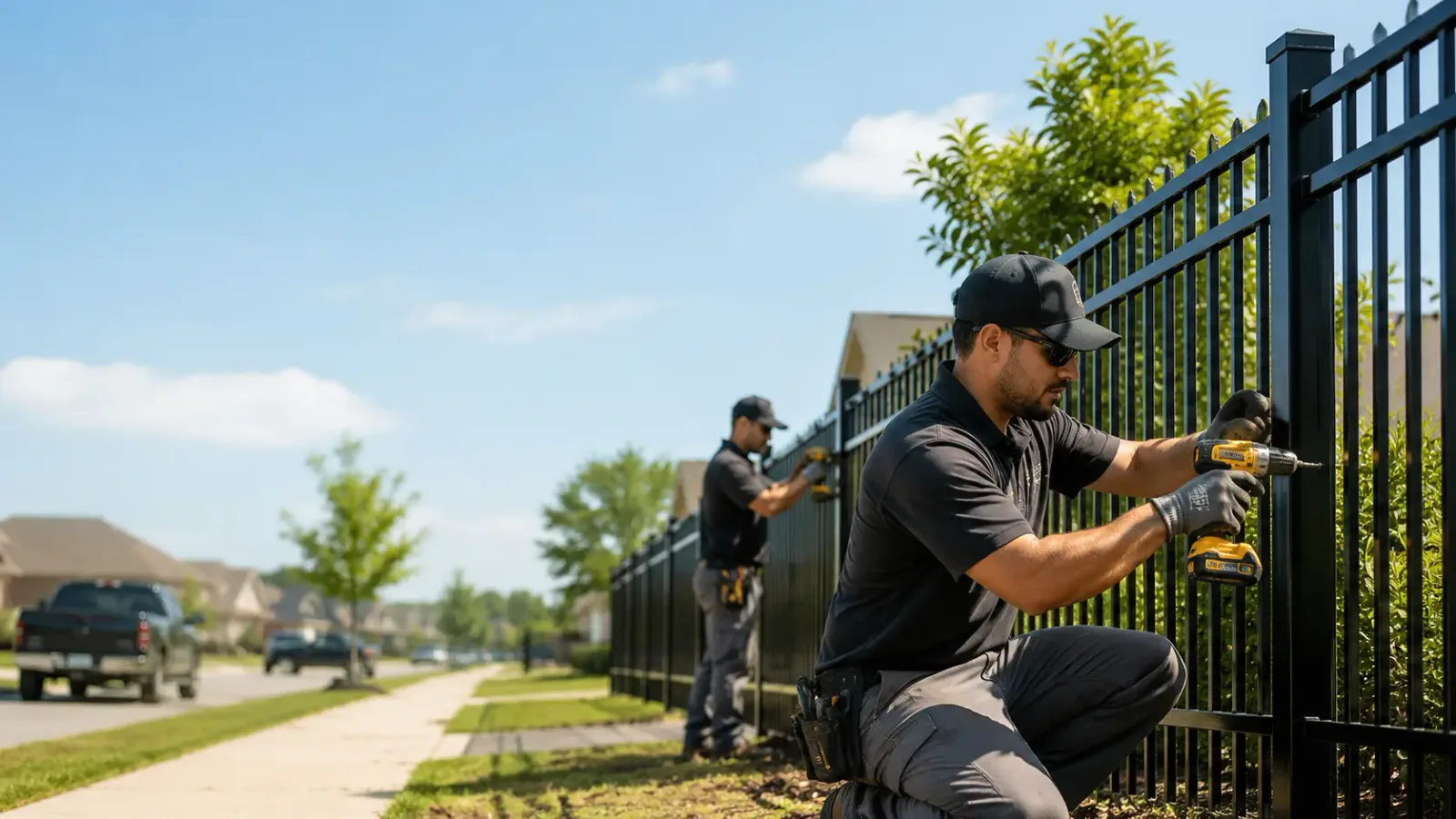 Metal Fence Installation in Neshanic Station, NJ